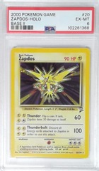 V1885: 2000: Zapdos: 20/130: Base 2: Game: PSA: 6: EX-MT: 102261368
